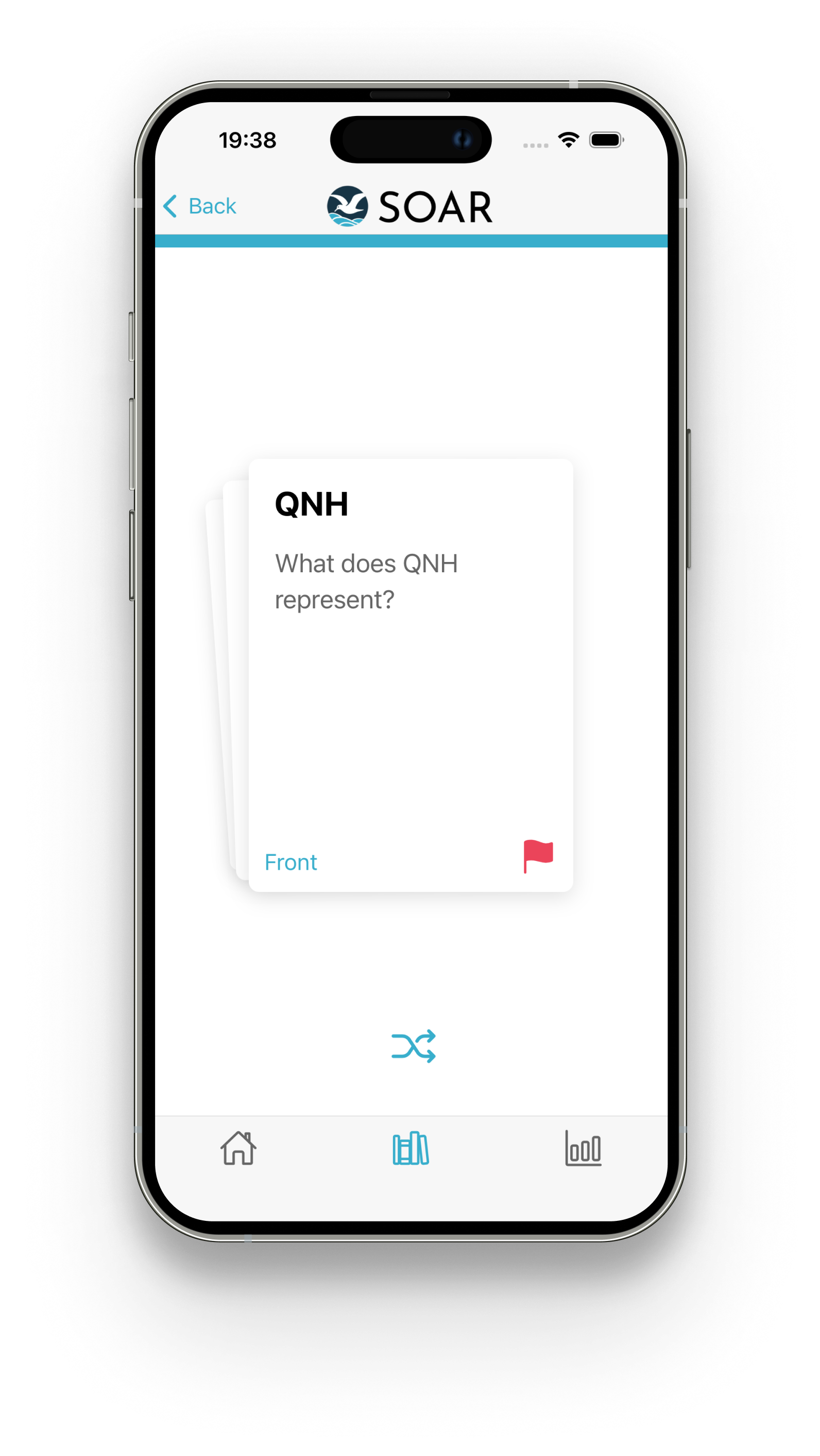 Flashcards Preview Interface Layout